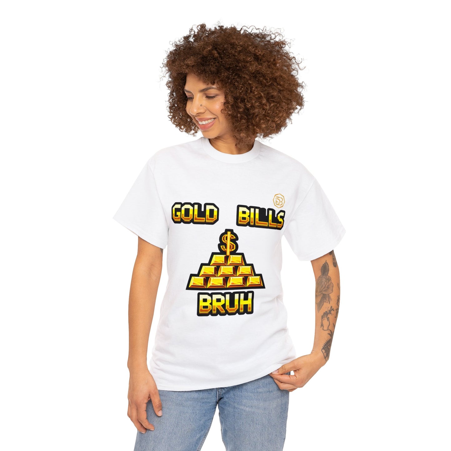 Gold Bills Bruh Tee