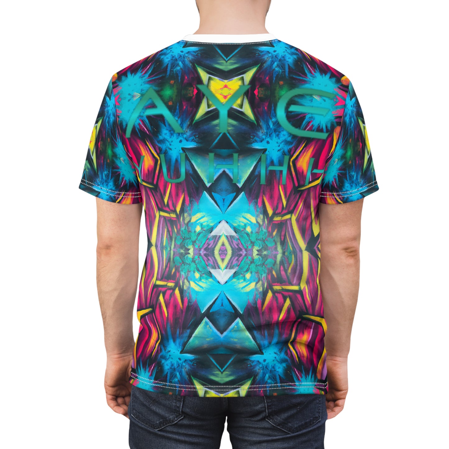 Symmetric Radiance - AYE YUHHH Waveform Unity Unisex Cut & Sew Tee