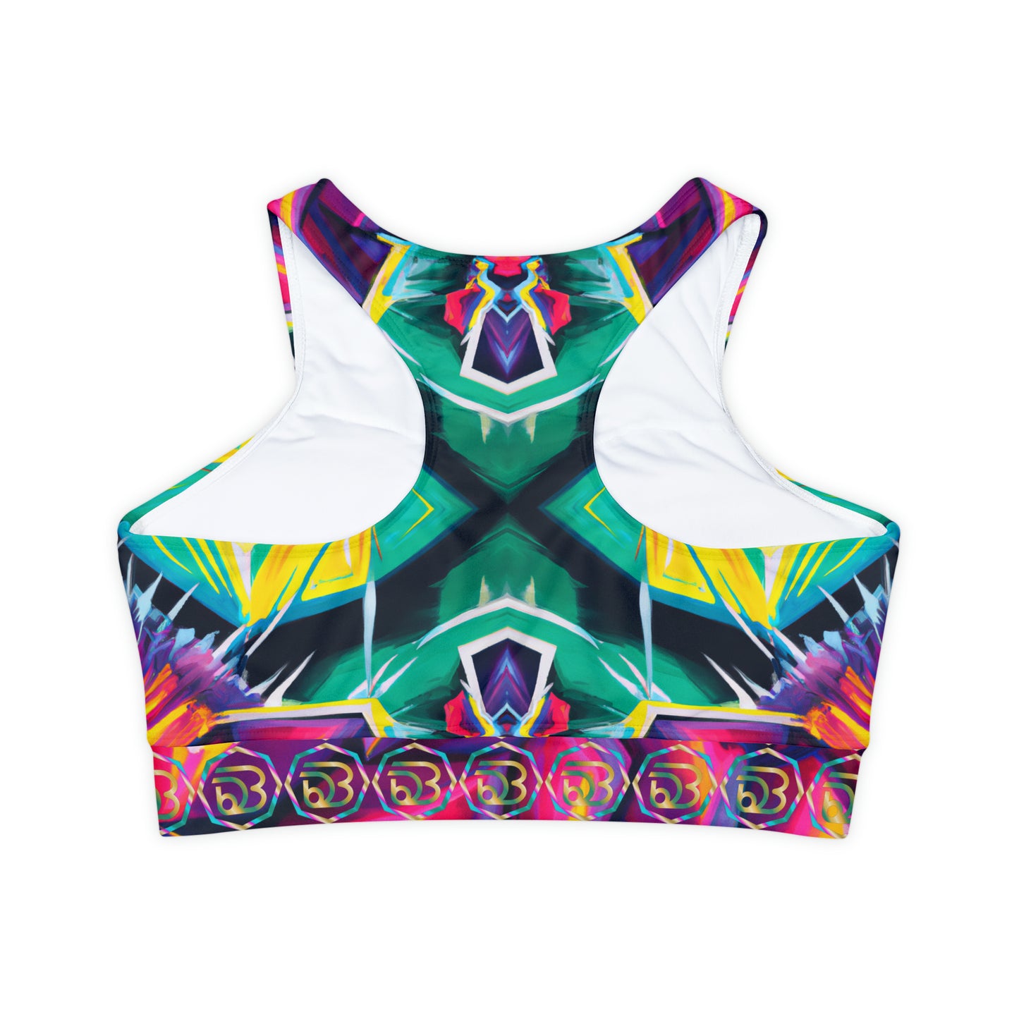 Seasonless Sizzle - Vibrant Dance Energy Sports Bra