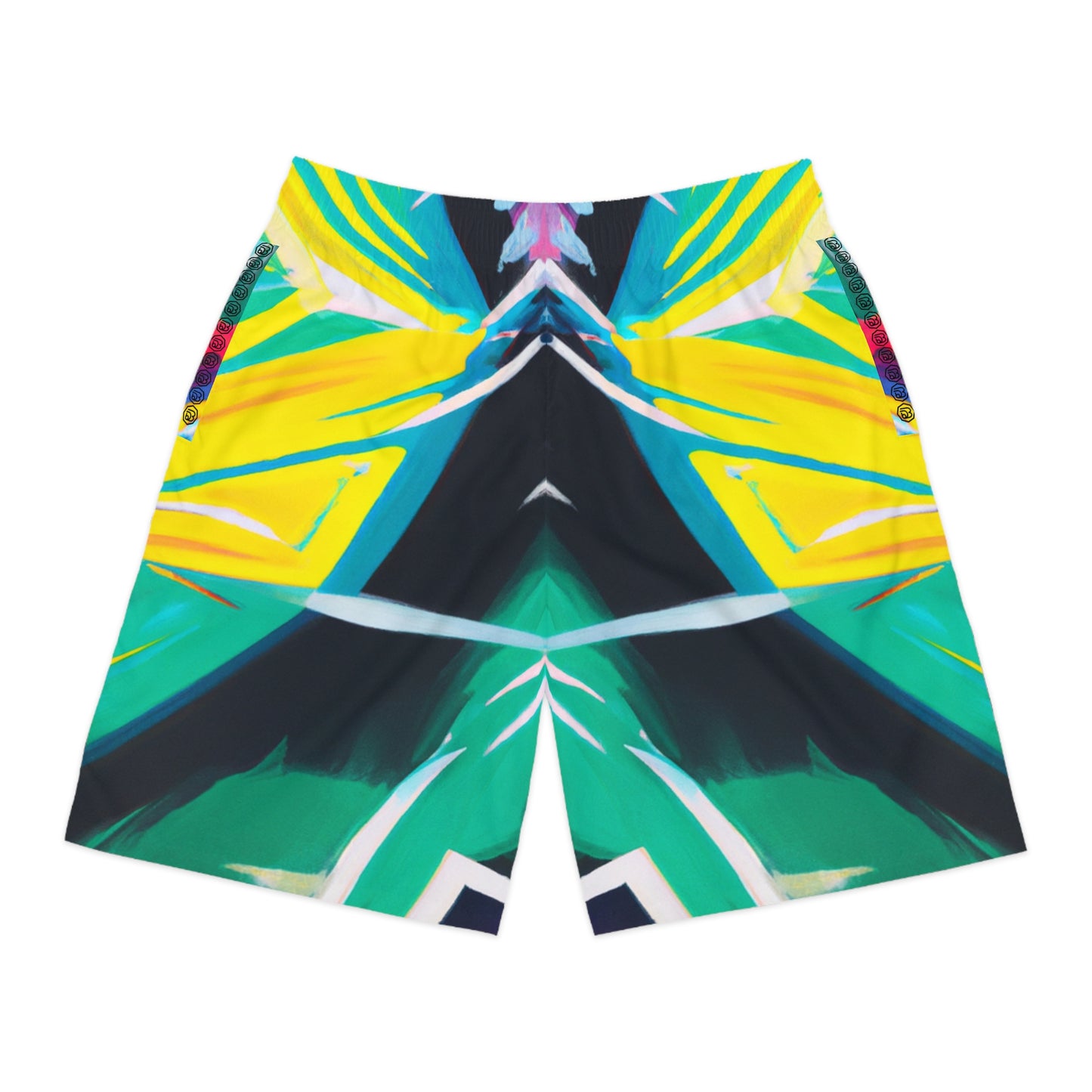 Seasonless Sizzle - Vibrant Dance Energy Jogger Shorts