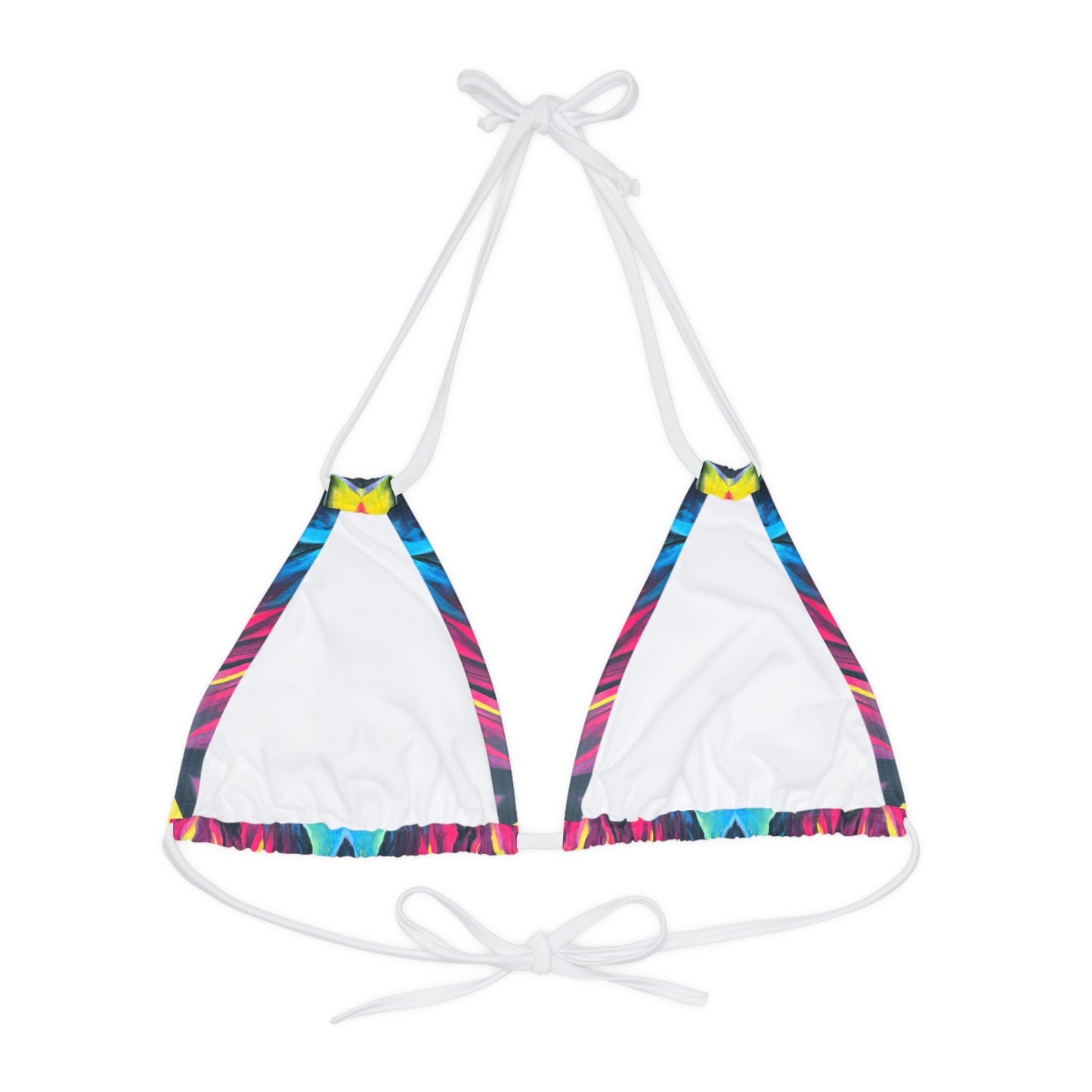 Symmetric Radiance - Harmonic Echo Strappy Triangle Bikini Top