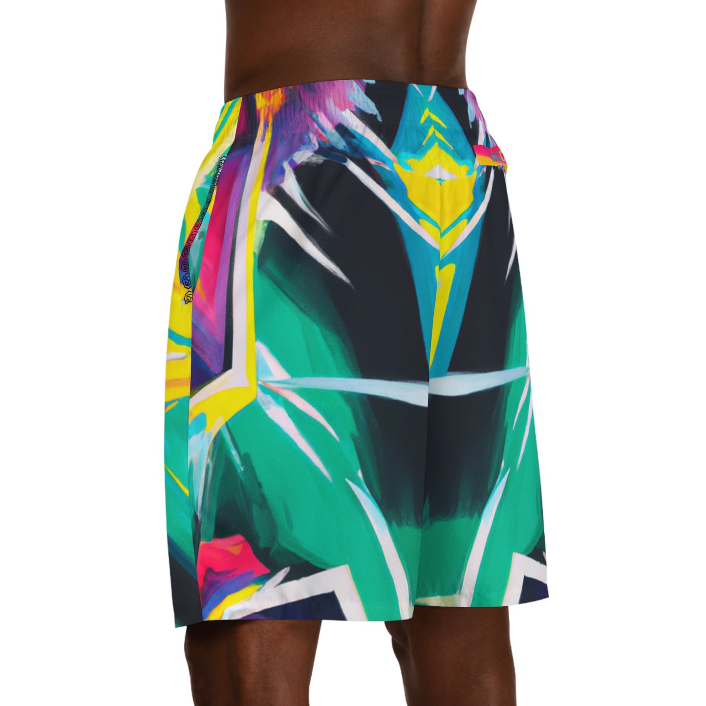 Seasonless Sizzle - Vibrant Dance Energy Jogger Shorts