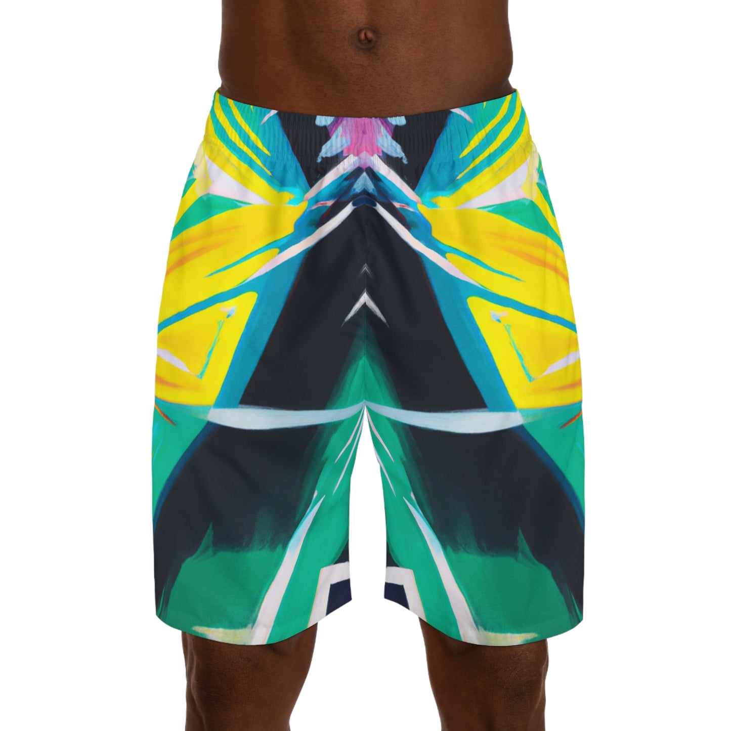 Seasonless Sizzle - Vibrant Dance Energy Jogger Shorts