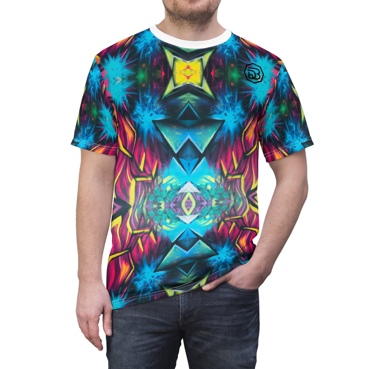 Symmetric Radiance - AYE YUHHH Waveform Unity Unisex Cut & Sew Tee