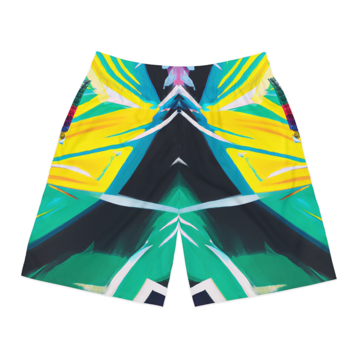 Seasonless Sizzle - Vibrant Dance Energy Jogger Shorts