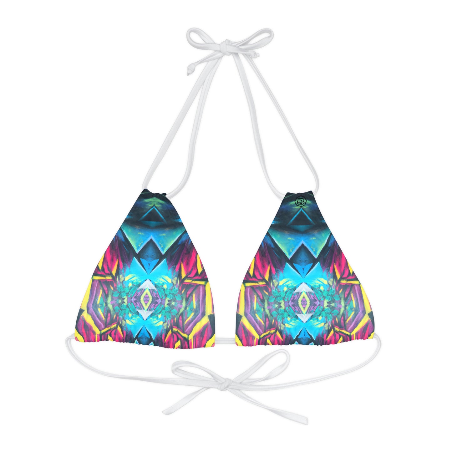 Symmetric Radiance - Harmonic Echo Strappy Triangle Bikini Top