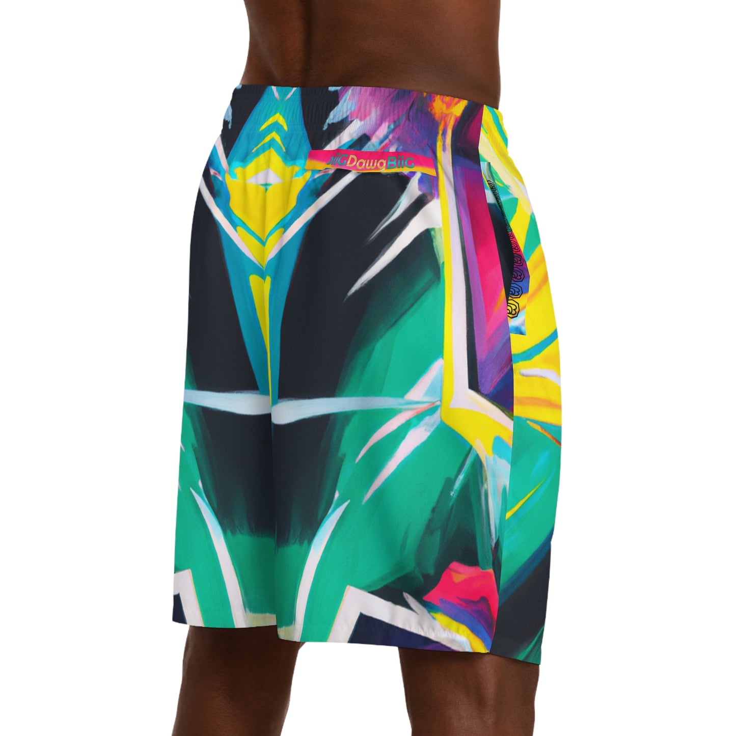 Seasonless Sizzle - Vibrant Dance Energy Jogger Shorts